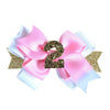 Girl'S IG Style Sweet Number Bow Knot Cloth Hair Clip