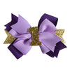 Girl'S IG Style Sweet Number Bow Knot Cloth Hair Clip