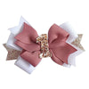 Girl'S IG Style Sweet Number Bow Knot Cloth Hair Clip