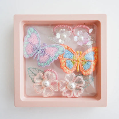 Girl'S Simple Style Classic Style Butterfly Arylic Flowers Hair Clip