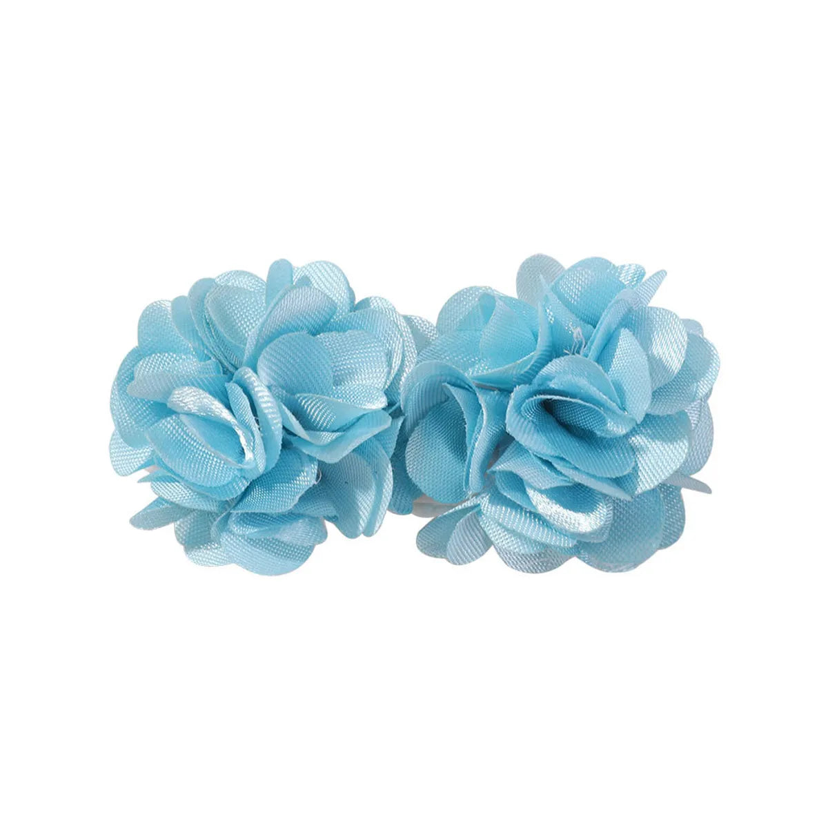 Girl'S Simple Style Classic Style Flower Cloth Hair Clip