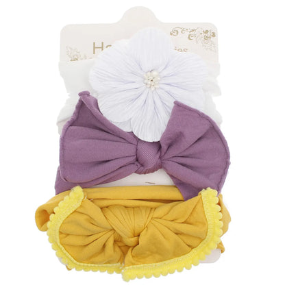 Girl'S Simple Style Classic Style Solid Color Bow Knot Cloth Hair Band