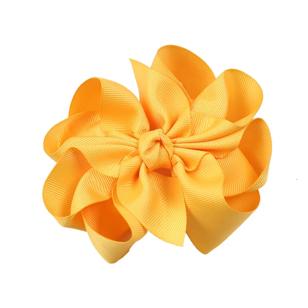 Girl'S Sweet Bow Knot Cloth Hair Clip