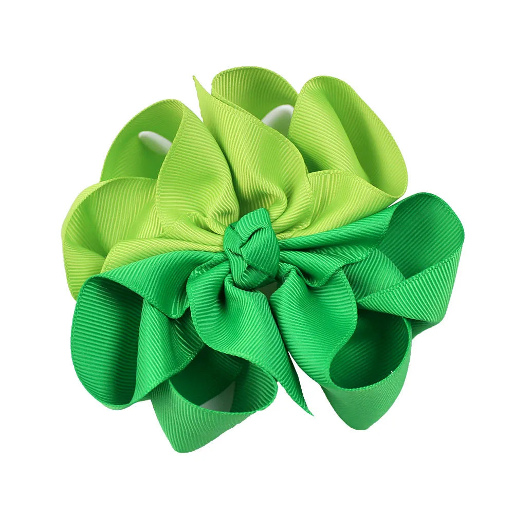 Girl'S Sweet Bow Knot Cloth Hair Clip