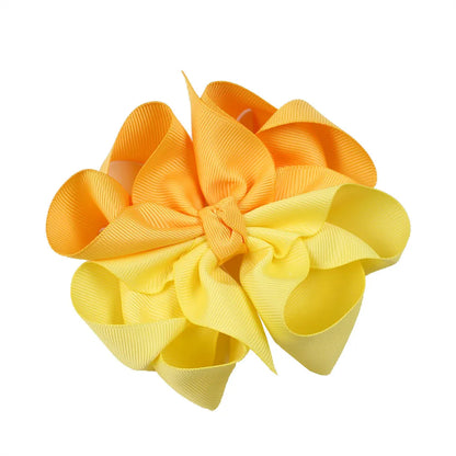 Girl'S Sweet Bow Knot Cloth Hair Clip