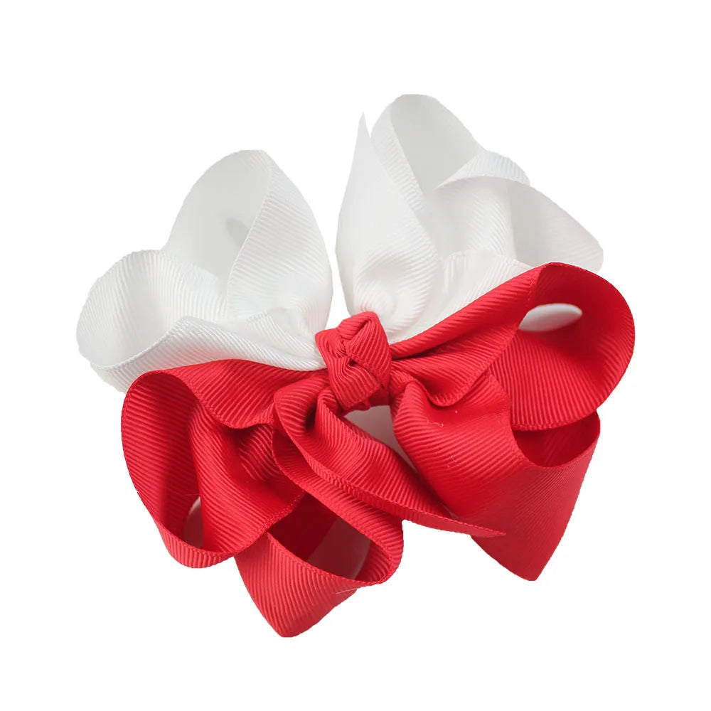 Girl'S Sweet Bow Knot Cloth Hair Clip