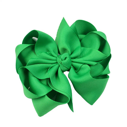 Girl'S Sweet Bow Knot Cloth Hair Clip