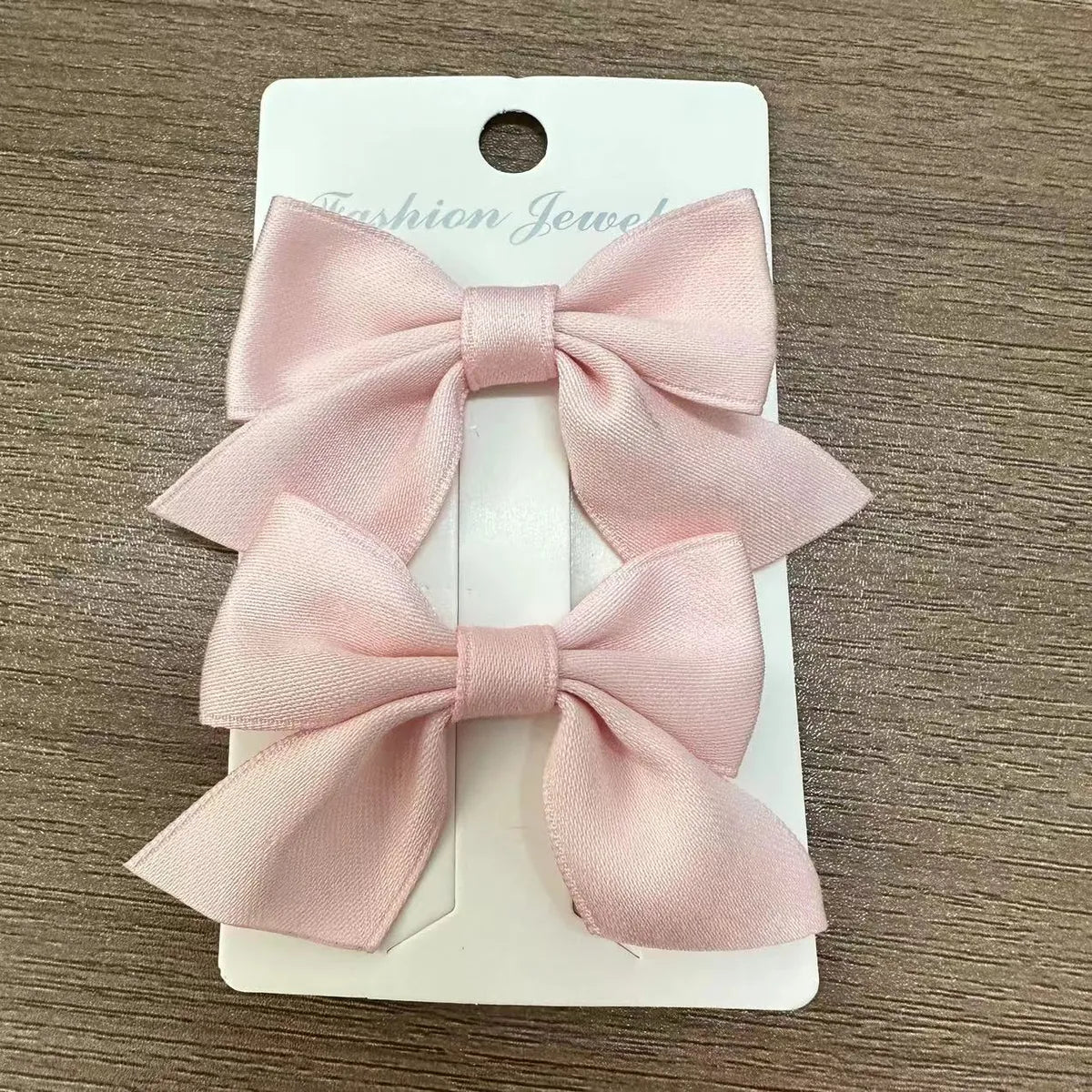 Girl'S Sweet Korean Style Bow Knot Cloth Metal Hair Clip