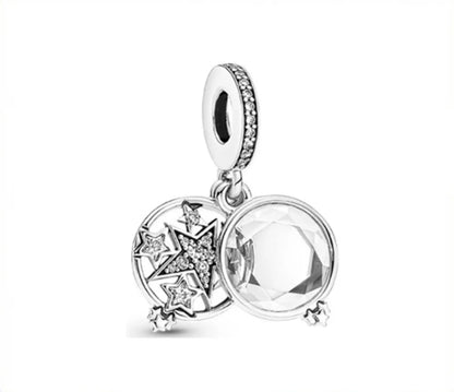 Glam Astronaut Moon Sterling Silver Copper Plating Jewelry Accessories