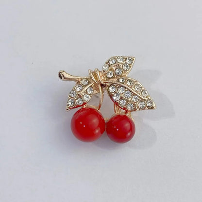 Glam Geometric Alloy Inlay Artificial Pearls Rhinestones Women'S Brooches