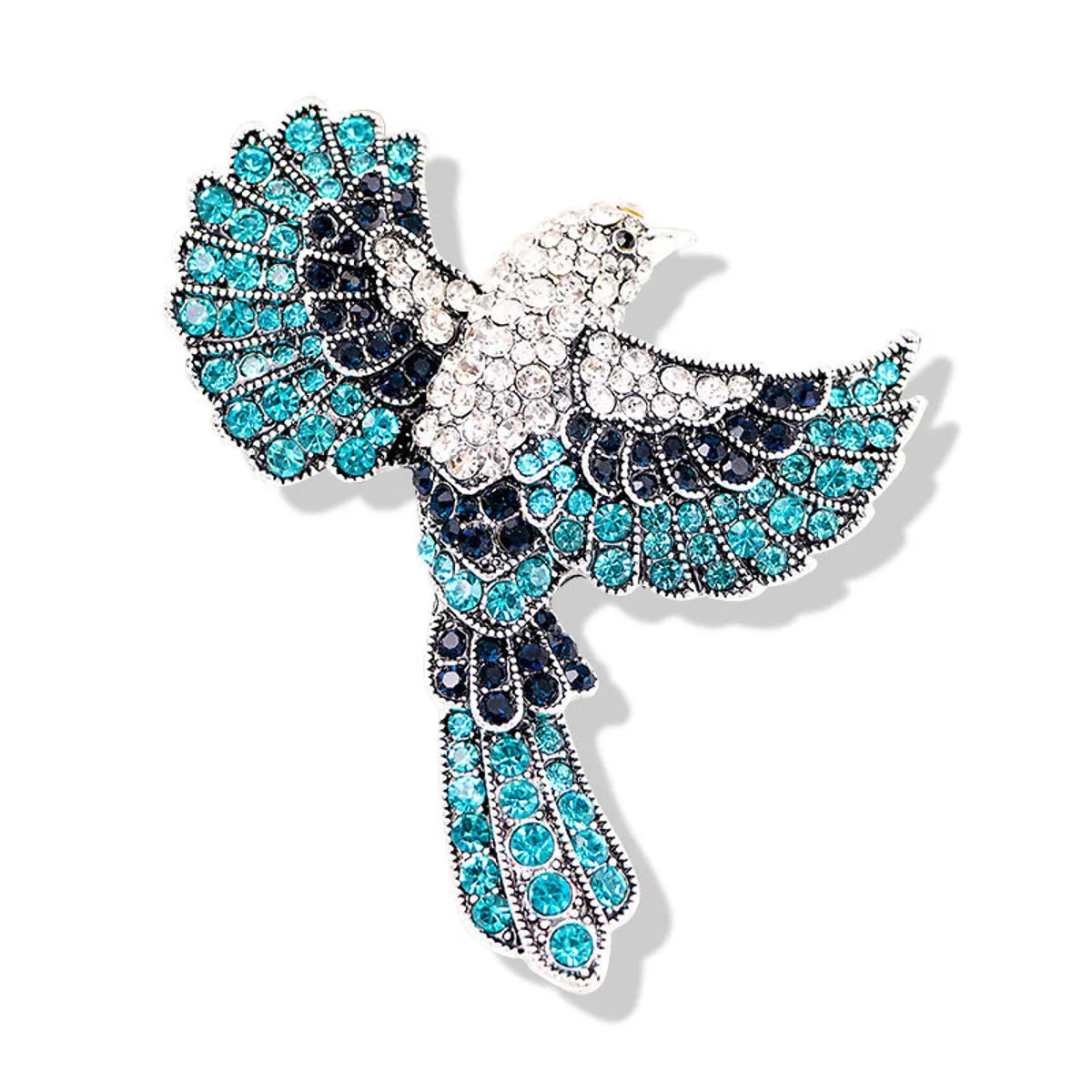 Glam Retro Bird Alloy Unisex Brooches