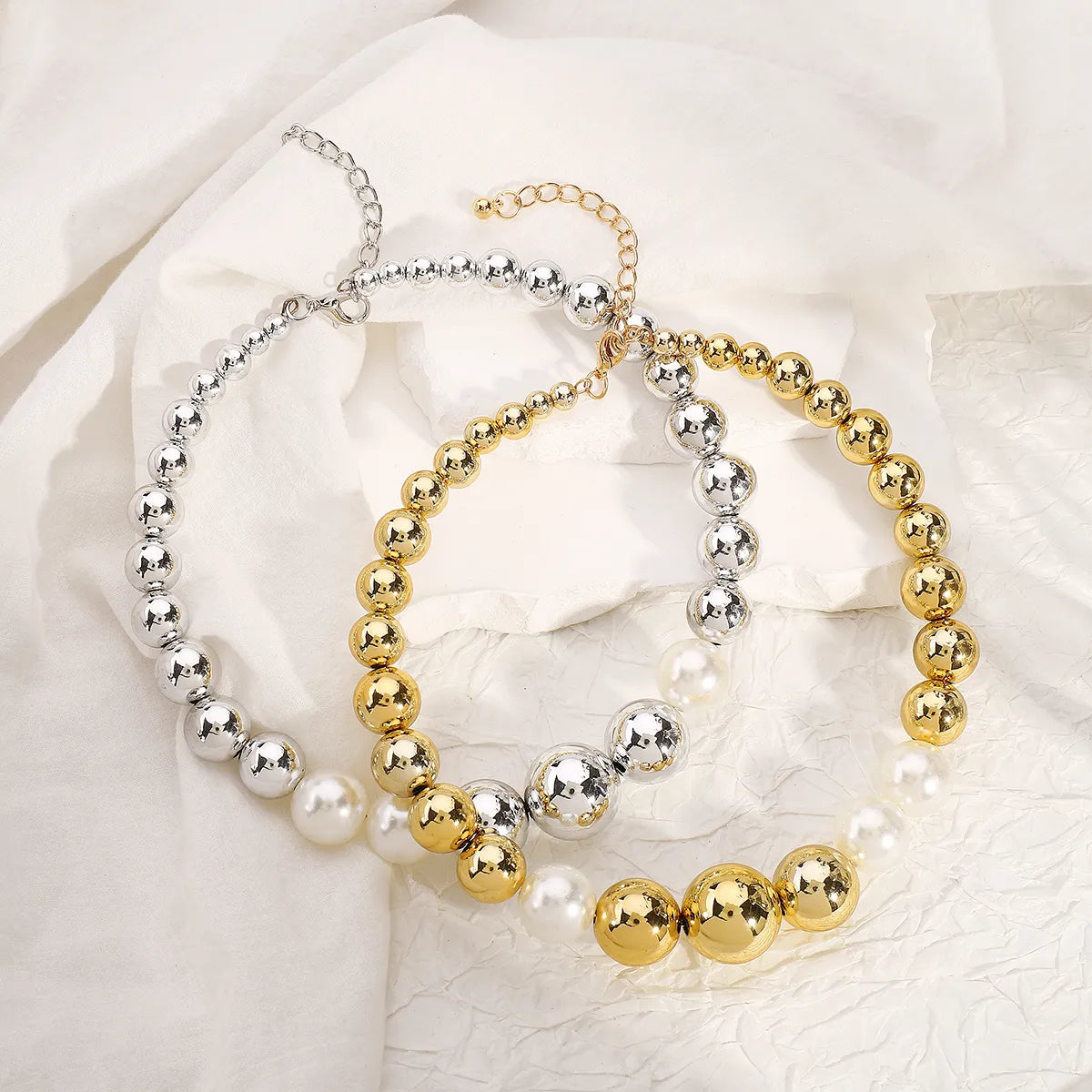 Glam Round CCB Imitation Pearl Wholesale