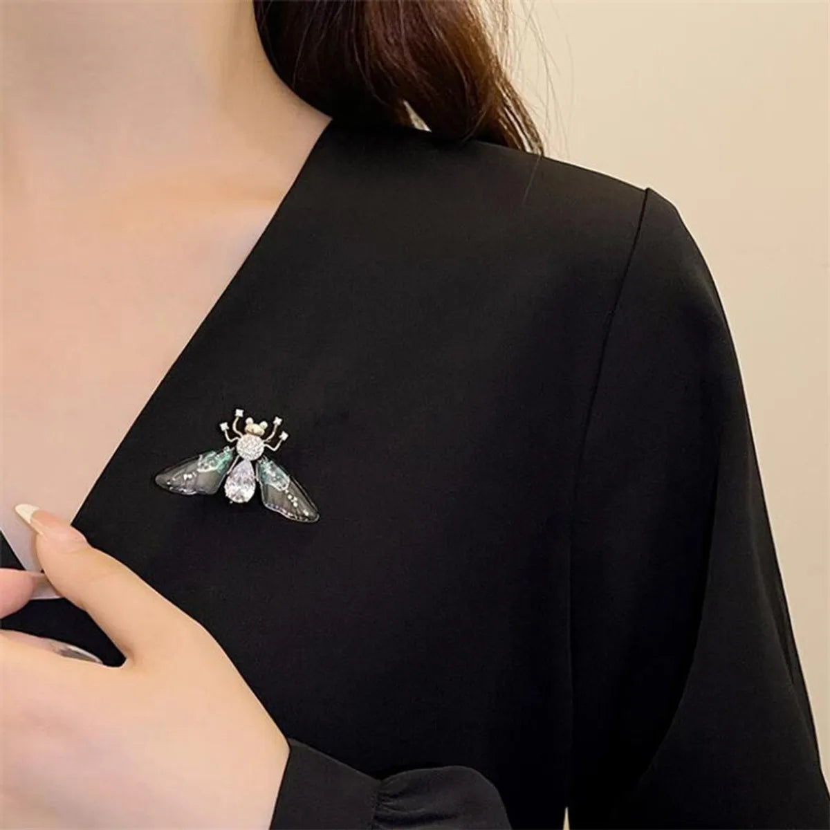 Glam Shiny Butterfly Bird Alloy Plating Inlay Artificial Pearls Rhinestones Unisex Brooches