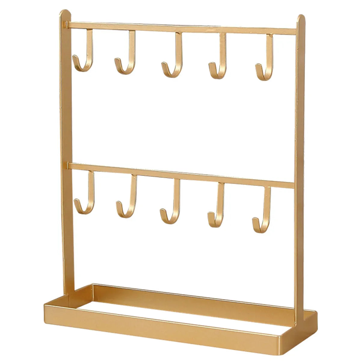 Glam Square Metal Jewelry Rack