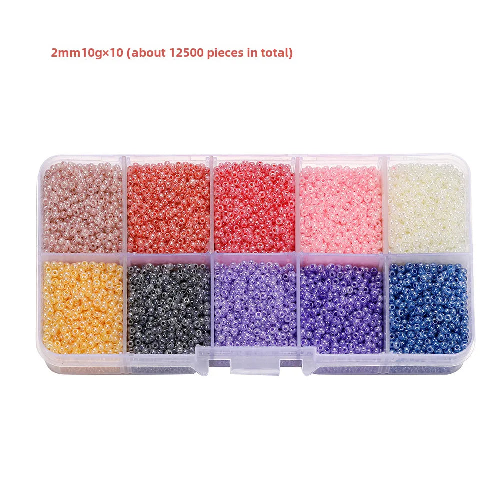 Glass Rice Beads Set Macaron Frosted Pearl Colorful Self-Selected Series Diy Necklace Bracelet Material Wholesale