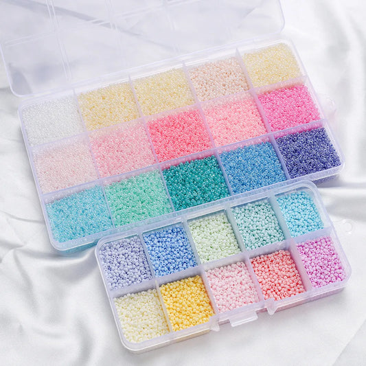 Glass Rice Beads Set Macaron Frosted Pearl Colorful Self-Selected Series Diy Necklace Bracelet Material Wholesale