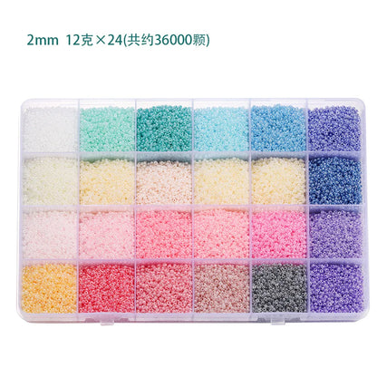 Glass Rice Beads Set Macaron Frosted Pearl Colorful Self-Selected Series Diy Necklace Bracelet Material Wholesale