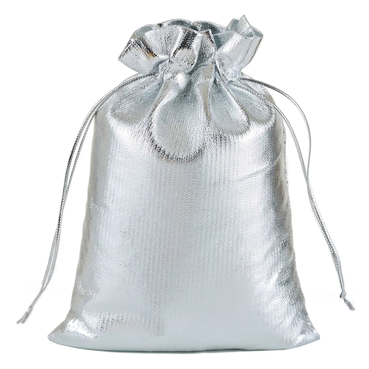 Gold Silver Drawstring Beam Mouth Cloth Packaging Jewelry Gift Bag