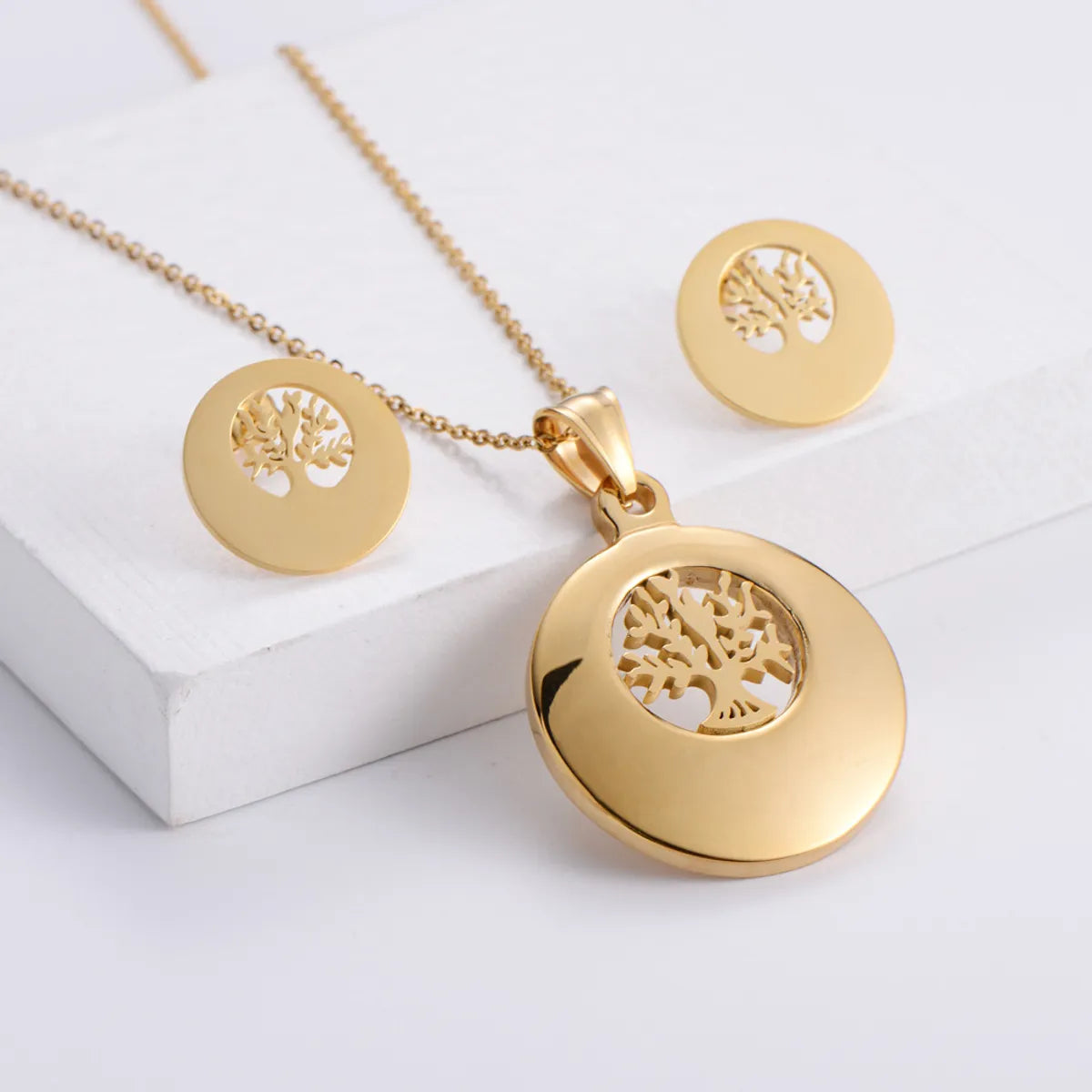 Stainless Steel 18K Gold Plated Korean Style Plating Fruit