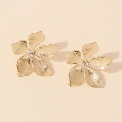 Golden Flower Earrings