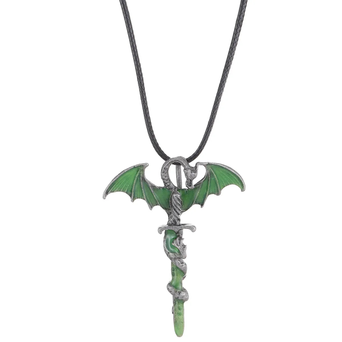 Gothic Bat Dragon Alloy Unisex Pendant Necklace