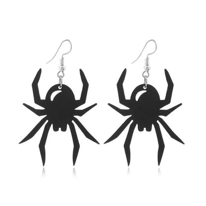 Gothic Cat Spider Alloy Women'S Drop Earrings 1 Pair