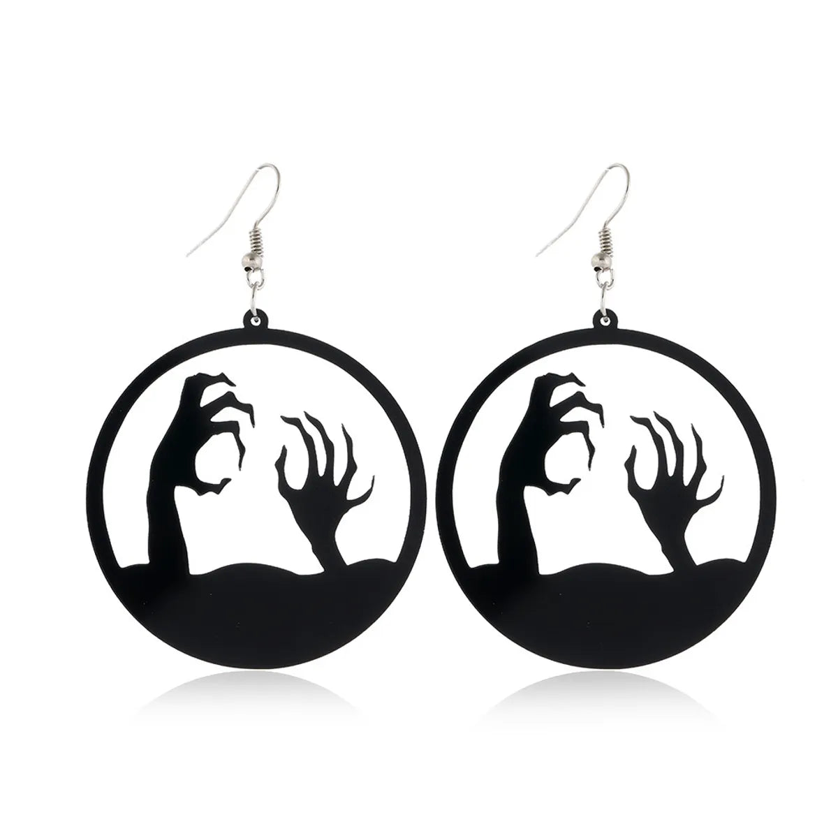 Gothic Cat Spider Alloy Women'S Drop Earrings 1 Pair