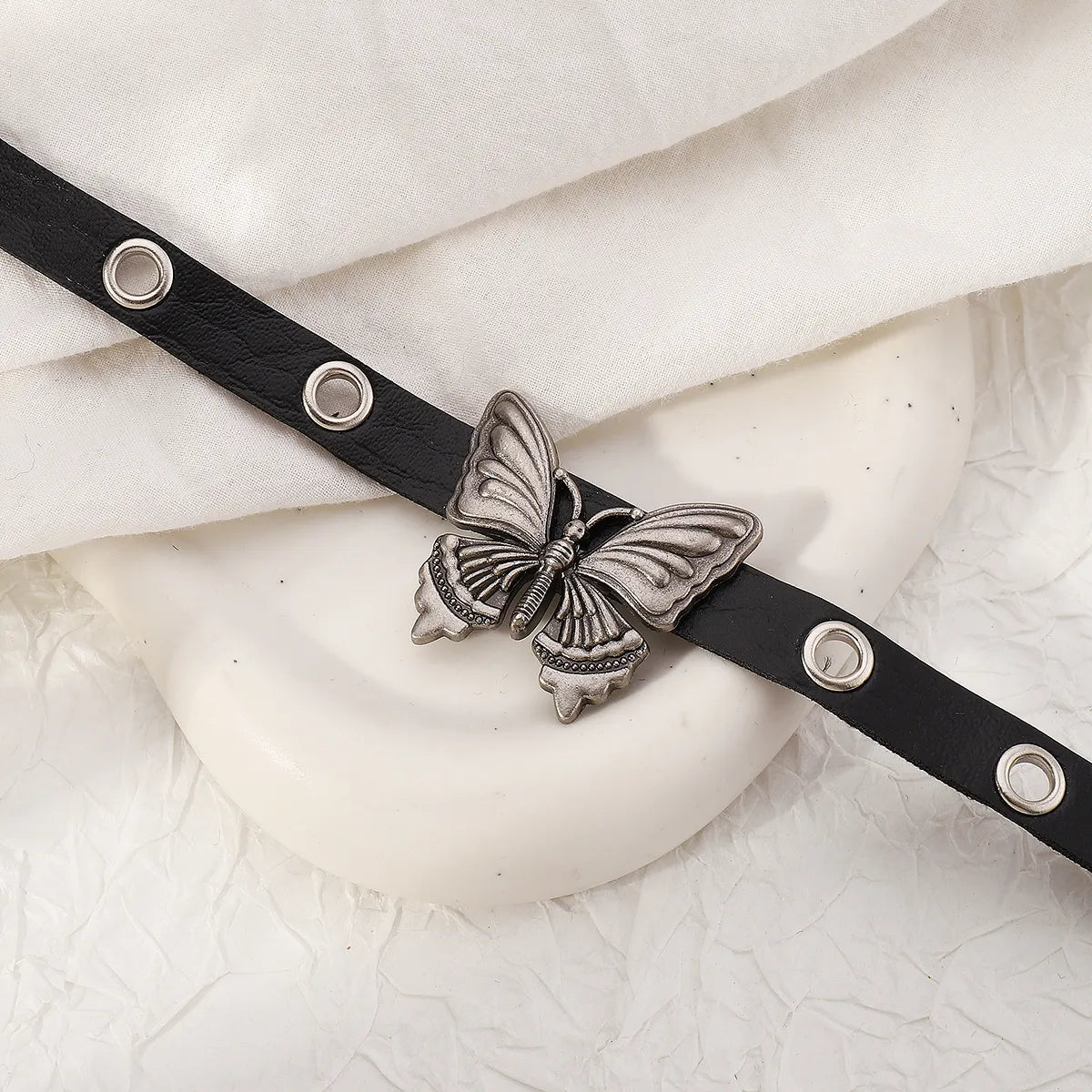 Gothic Cool Style Butterfly Pu Alloy Wholesale