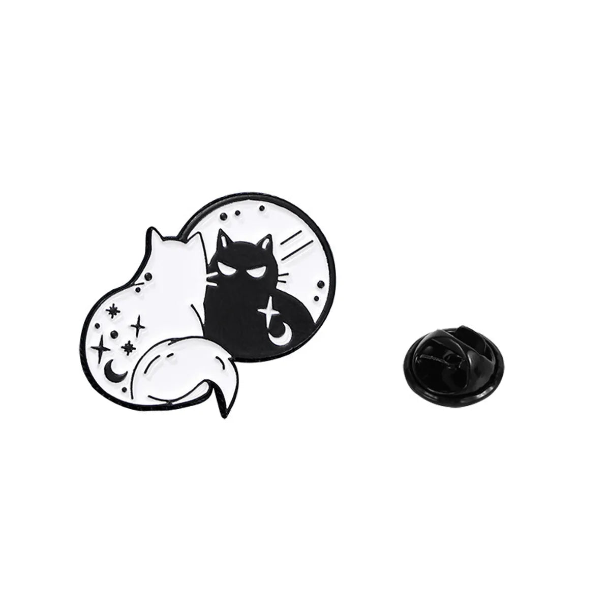 Gothic Funny Cat Alloy Unisex Brooches