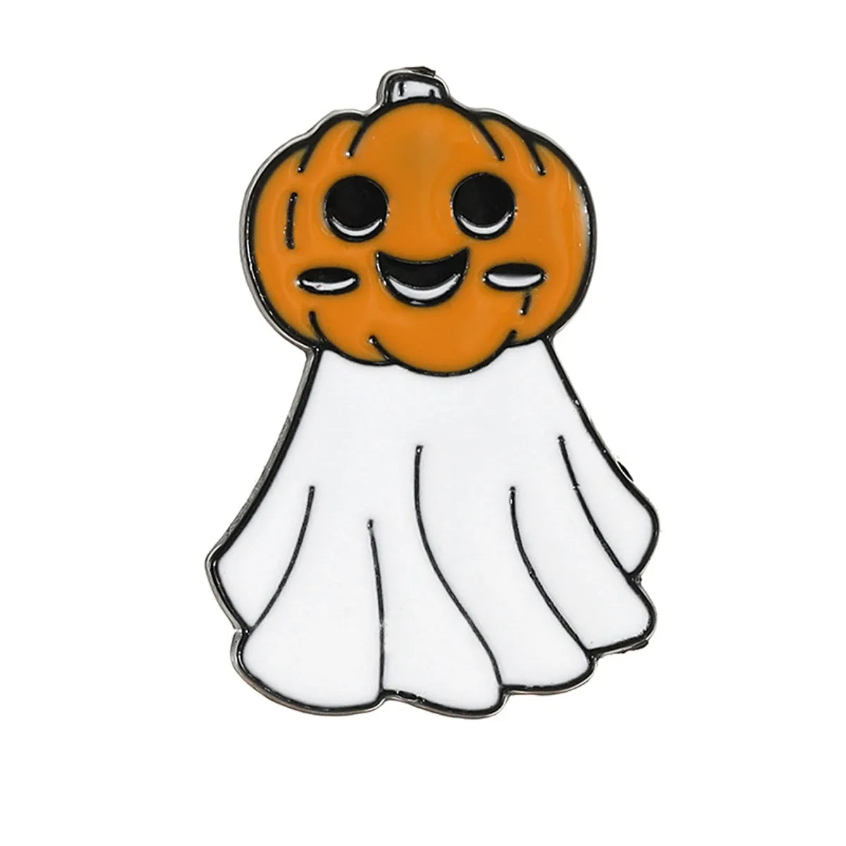 Gothic Funny Pumpkin Ghost Alloy Stamping Stoving Varnish Plating Unisex Brooches