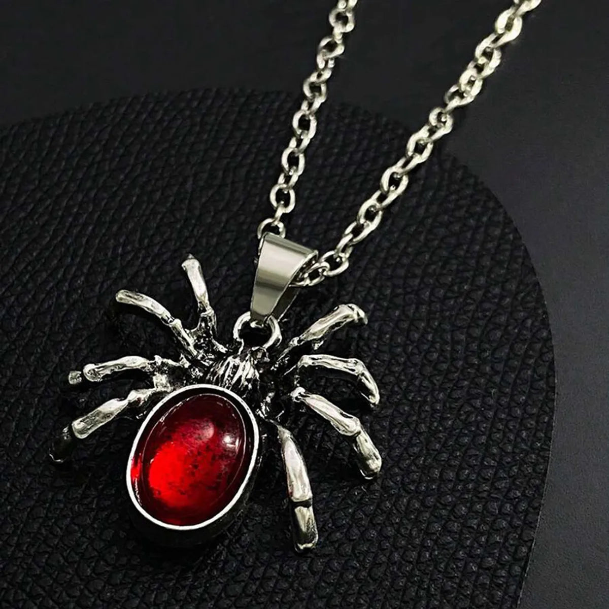 Gothic Hip-Hop Retro Spider Zinc Alloy Wholesale Pendant Necklace