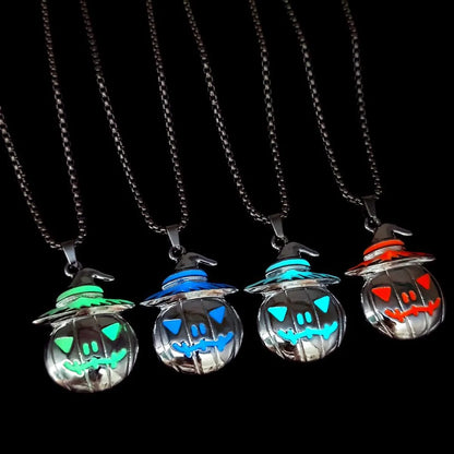 Gothic Retro Geometric Zinc Alloy Plating Halloween Unisex Pendant Necklace