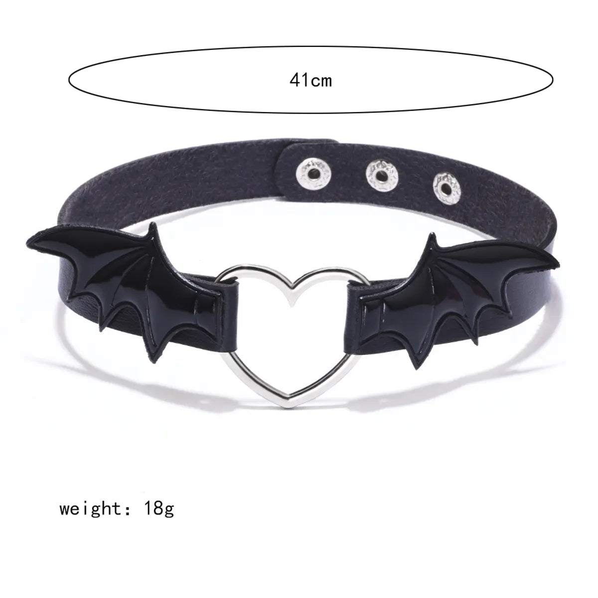 Gothic Sexy Wings Pu Leather Alloy Women'S Bracelets Necklace