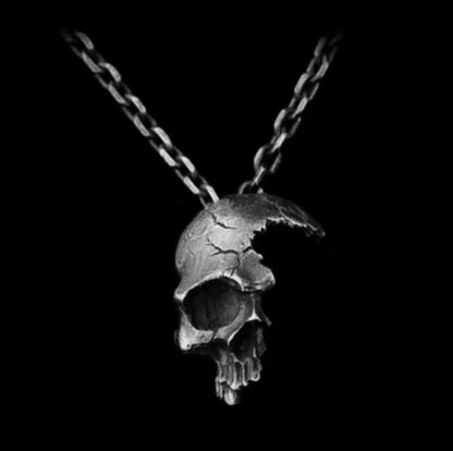 Gothic Skull Alloy Three-dimensional Unisex Pendant Necklace