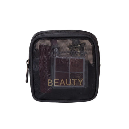 Grid Visual Large Multi-Functional Travel Cosmetic Storage Bag