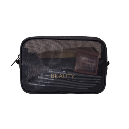 Grid Visual Large Multi-Functional Travel Cosmetic Storage Bag