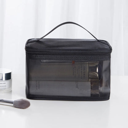 Grid Visual Large Multi-Functional Travel Cosmetic Storage Bag