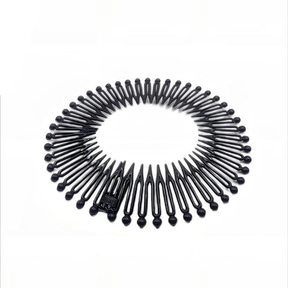 Hair Clip Fashion Rice Powder Comb Spring Comb Wig Comb Stretchable Broken Hair Finishing Factory Batch