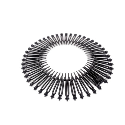 Hair Clip Fashion Rice Powder Comb Spring Comb Wig Comb Stretchable Broken Hair Finishing Factory Batch