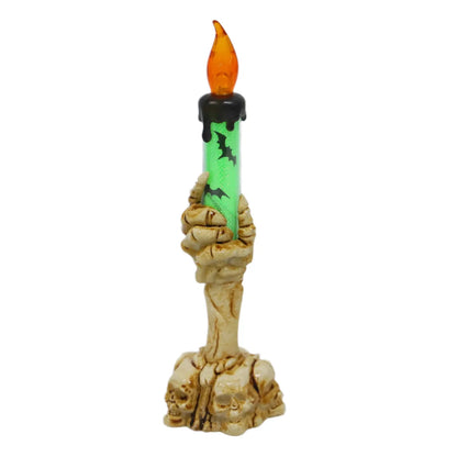 Halloween Candle Skull Plastic Holiday Party Decorative Props