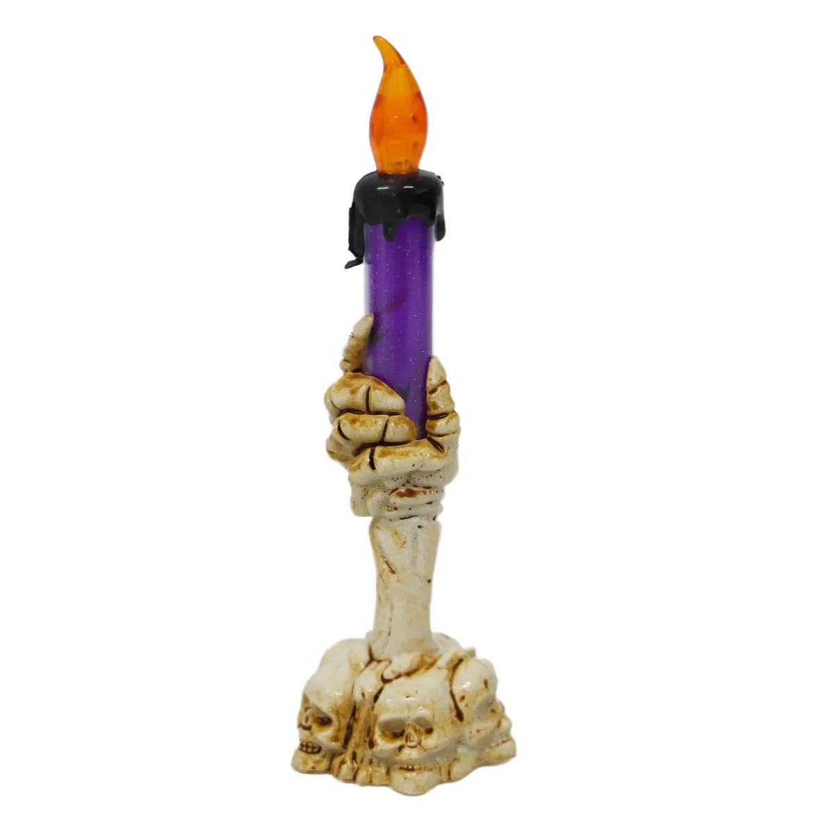 Halloween Candle Skull Plastic Holiday Party Decorative Props