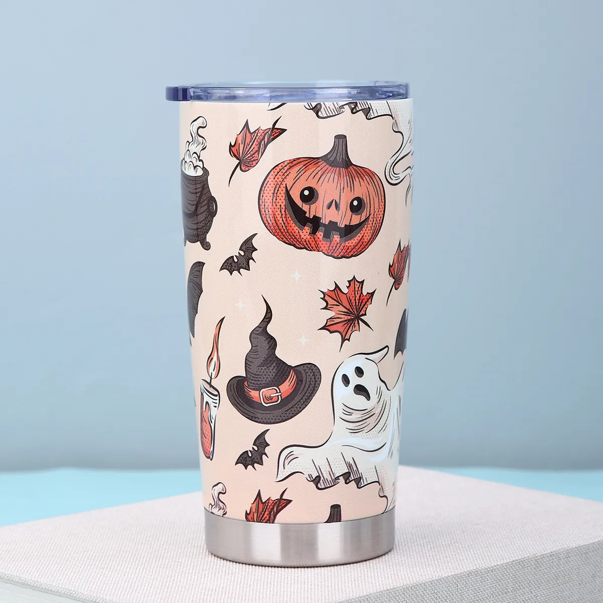 Halloween Casual Cute Pumpkin Bat Skull 201 Stainless Steel 304 Stainless Steel Water Bottles 1 Piece