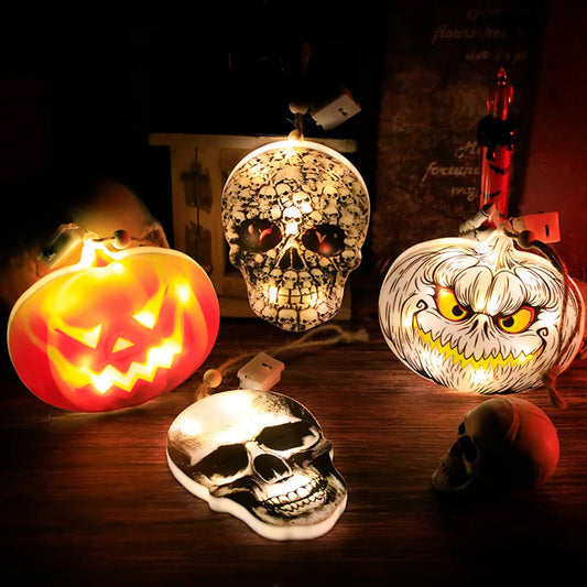 Halloween Casual Hip-Hop Funny Skull PVC Outdoor Party Lightings