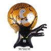 Halloween Classic Style Pumpkin Bat Aluminum Film Holiday Festival Balloons