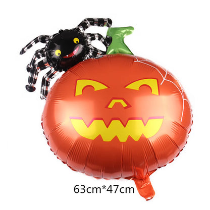 Halloween Classic Style Pumpkin Bat Aluminum Film Holiday Festival Balloons