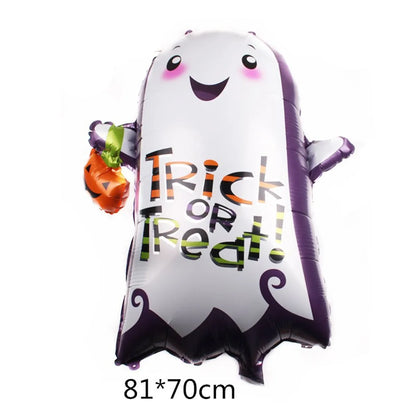 Halloween Classic Style Pumpkin Bat Aluminum Film Holiday Festival Balloons