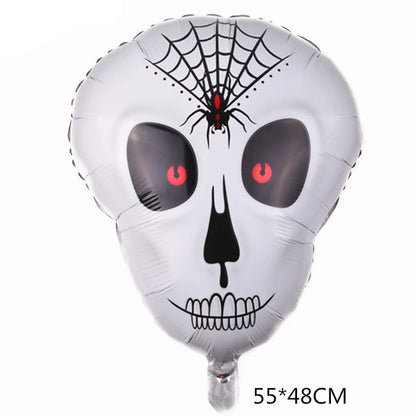 Halloween Classic Style Pumpkin Bat Aluminum Film Holiday Festival Balloons