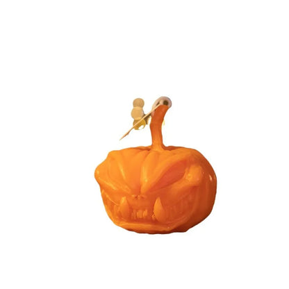 Halloween Cool Style Pumpkin Soybean Mixed Wax Candle