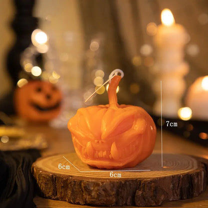 Halloween Cool Style Pumpkin Soybean Mixed Wax Candle