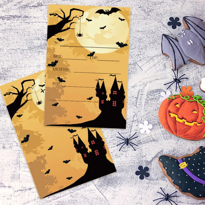 Halloween Cool Style Pumpkin Tree Ghost Paper Party Festival Card